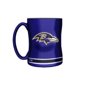 The Sports Vault NFL Baltimore Ravens 14oz Sculpted Mug