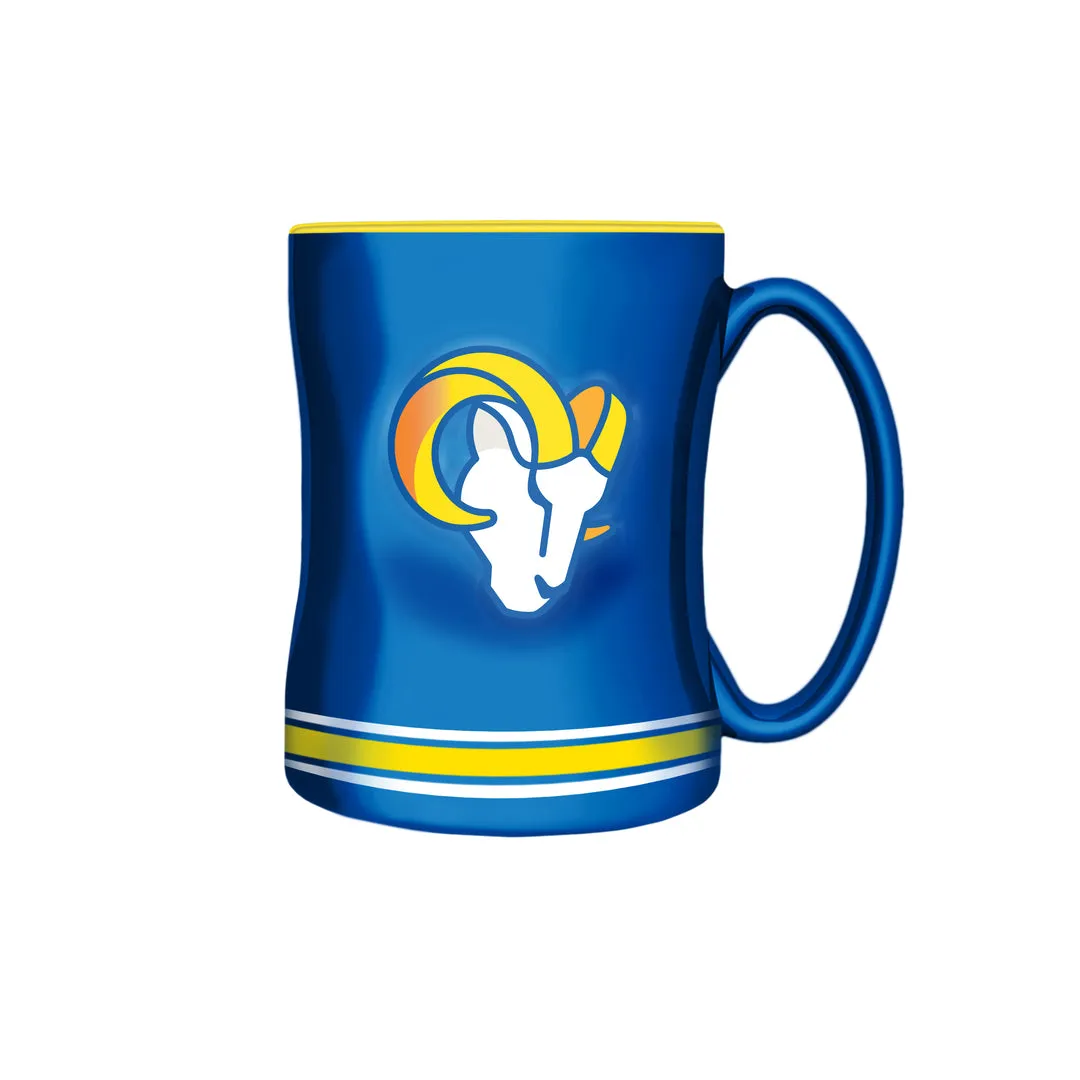 The Sports Vault NFL Los Angeles Rams 14oz Sculpted Mug