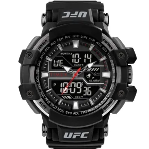 TimexUFC TW5M51800 Combat Black Silicone Mens Watch