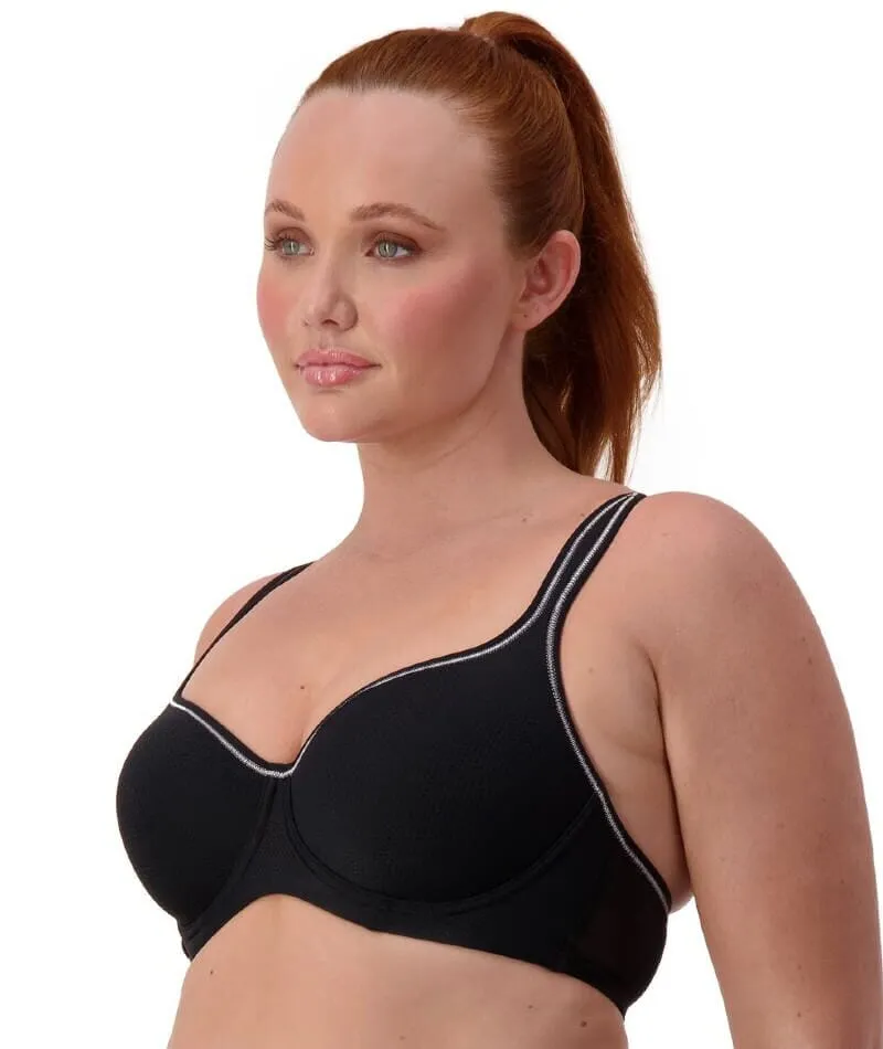 Triumph Triaction Racerback Sports Bra - Black