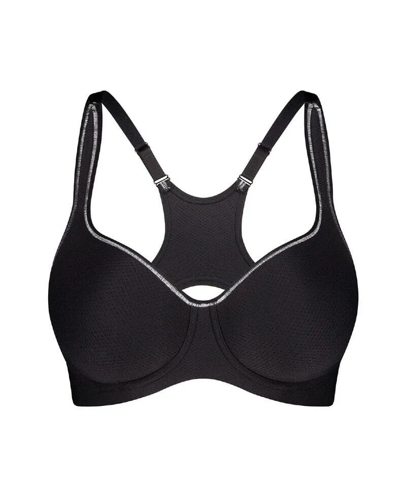 Triumph Triaction Racerback Sports Bra - Black