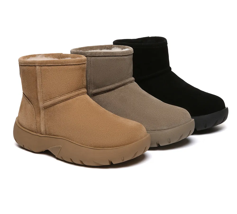 UGG Boots Sheepskin Wool Ankle Chunky Mini Classic Salma