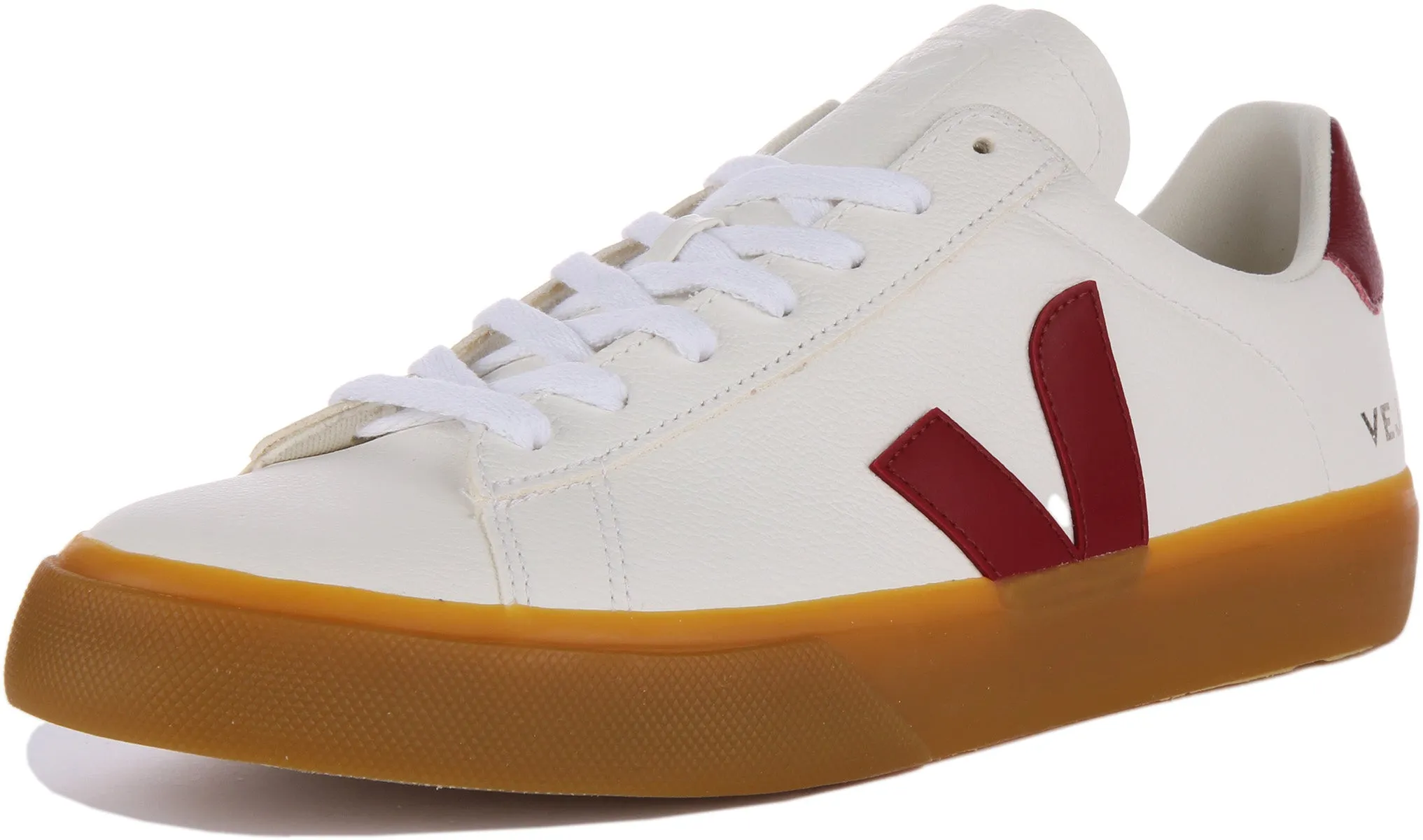 Veja Campo Chromefree In White Red For Women