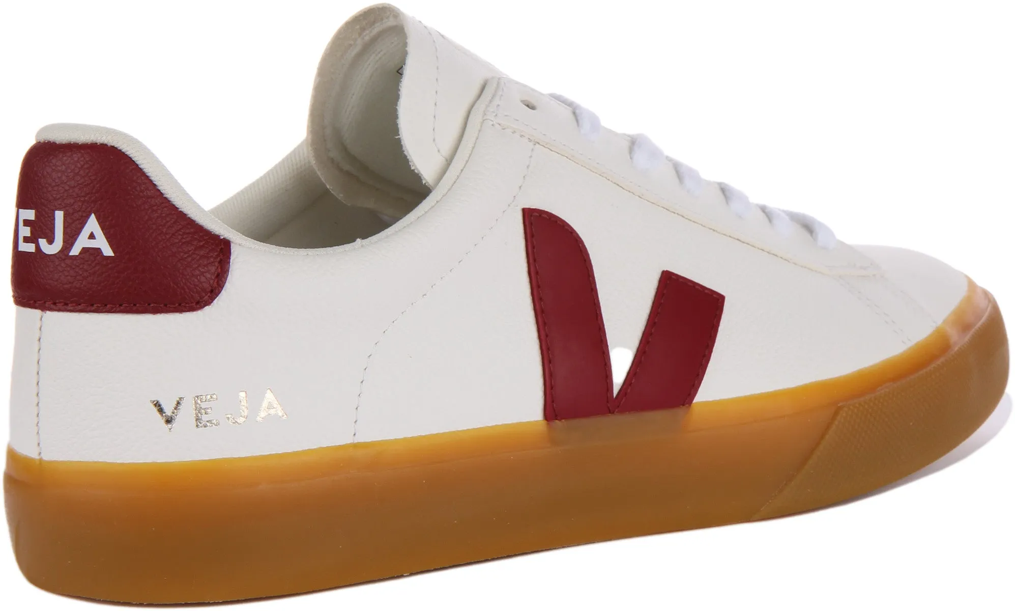 Veja Campo Chromefree In White Red For Women