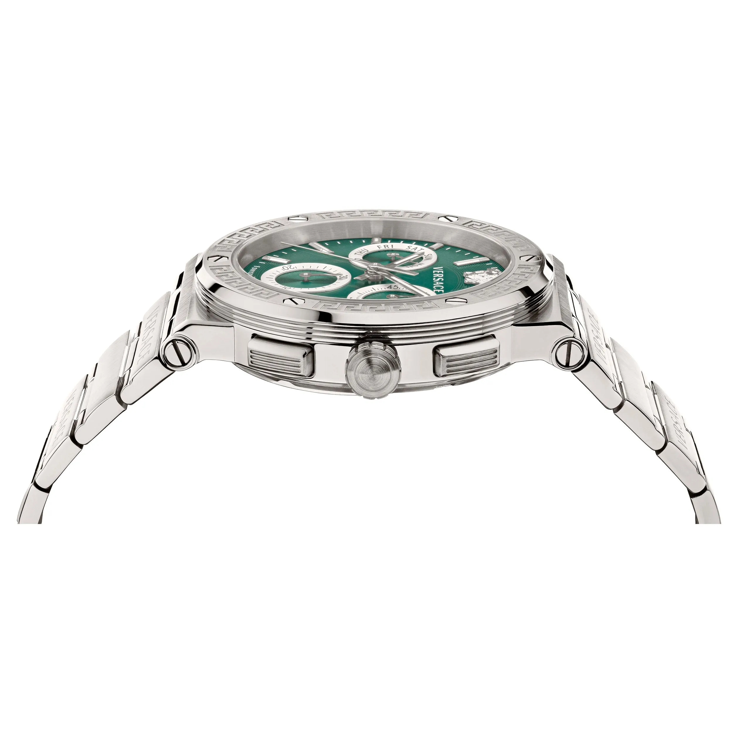 Versace Greca Logo Men's Green Watch VEZ900121