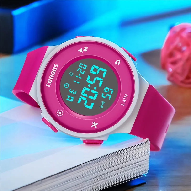 Watch 50 M Swimming Waterproof Male Student Electronic Sports Watch Luminous Female Watch