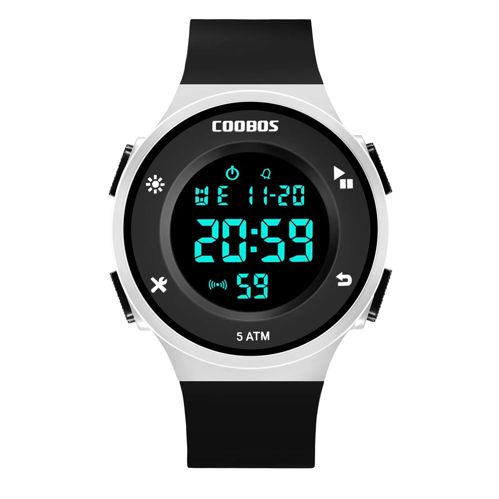 Watch 50 M Swimming Waterproof Male Student Electronic Sports Watch Luminous Female Watch