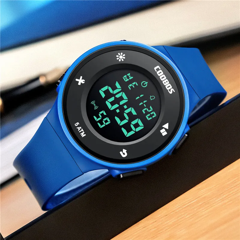 Watch 50 M Swimming Waterproof Male Student Electronic Sports Watch Luminous Female Watch