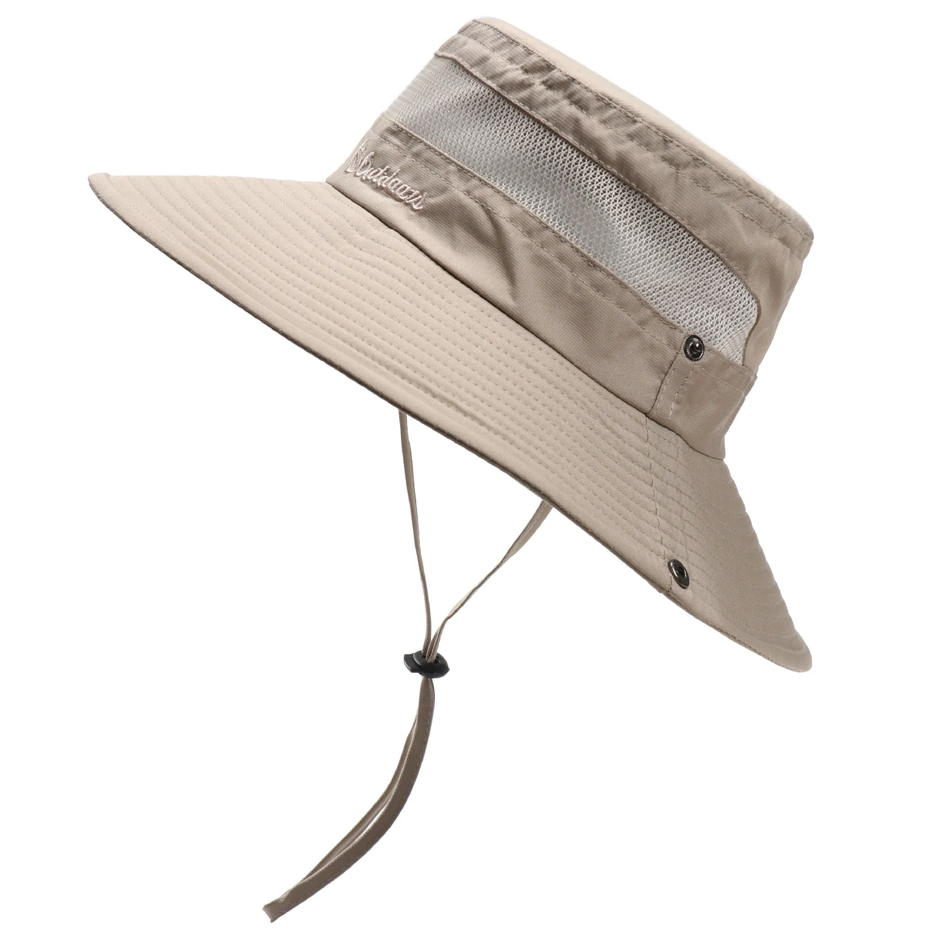 Wide Brim Fisherman's Hat Outdoor Breathable Boonie Hat