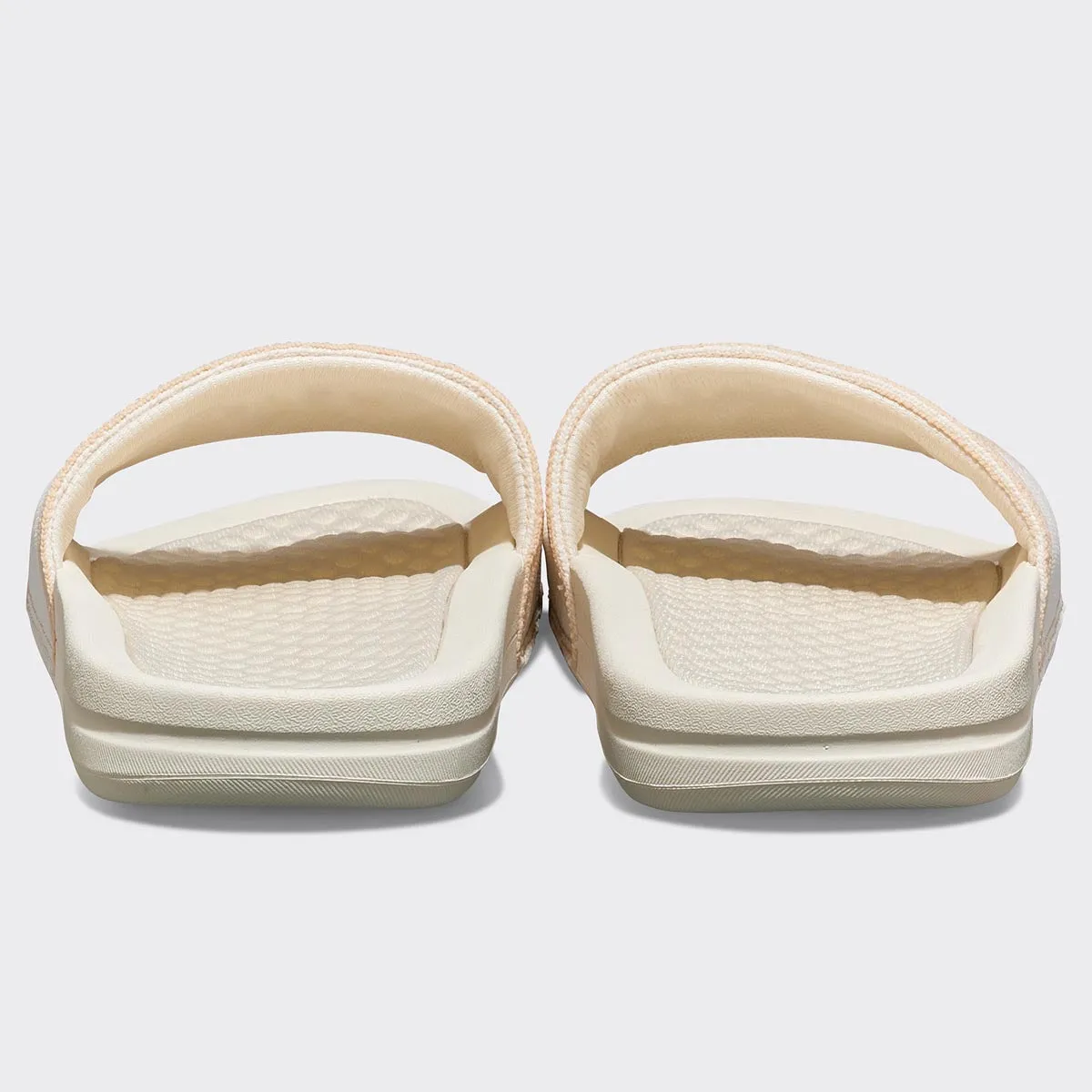 Women's Big Logo TechLoom Slide Ivory / Warm Silk