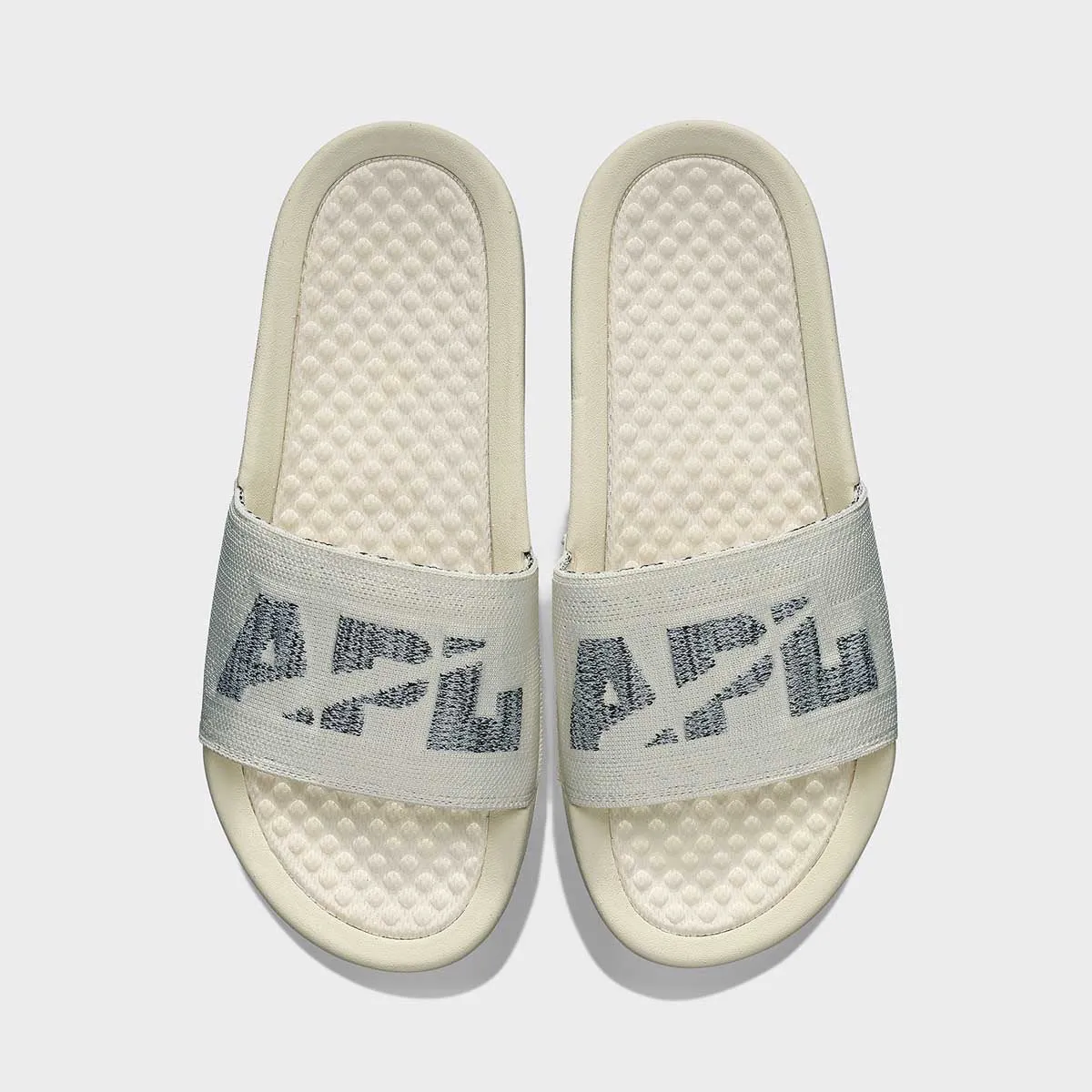 Women's Big Logo TechLoom Slide Pristine / Heather Grey