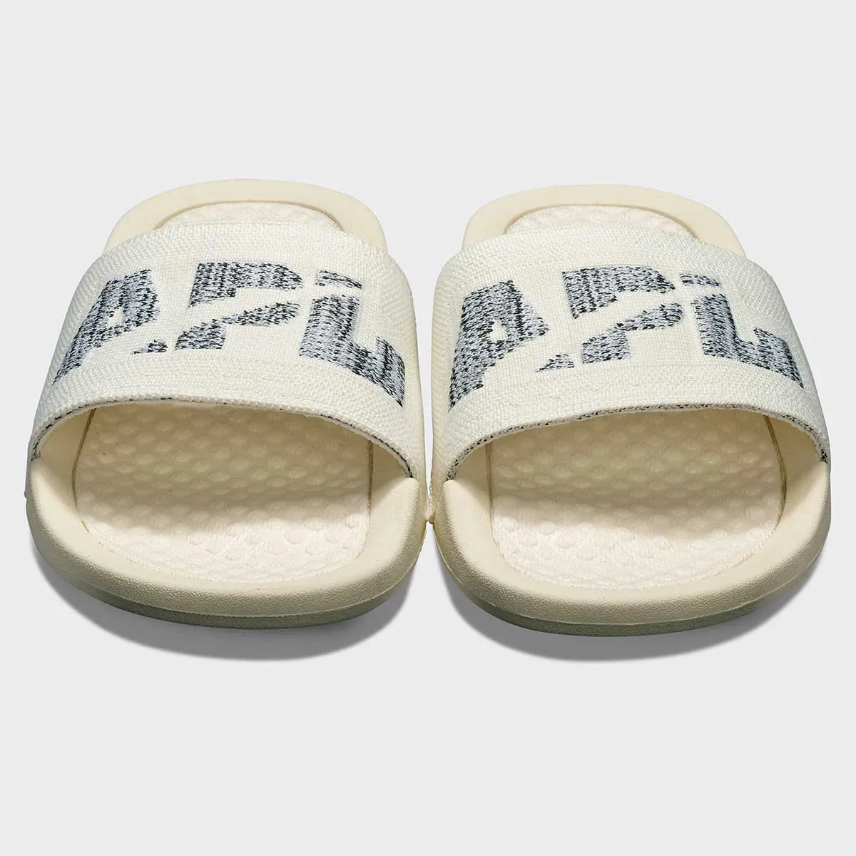 Women's Big Logo TechLoom Slide Pristine / Heather Grey