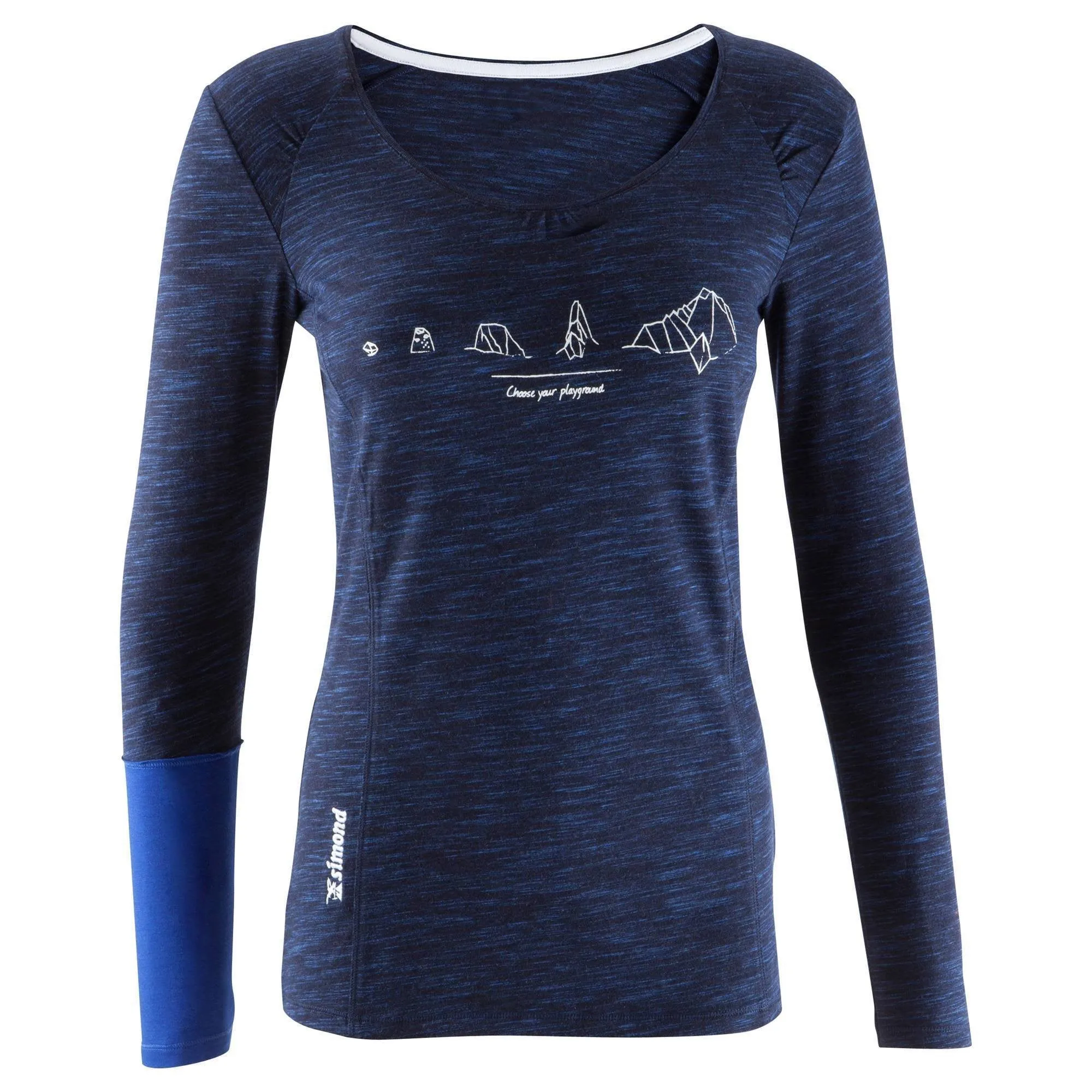 Women's Climbing Long Sleeve T-Shirt Choose You Playground