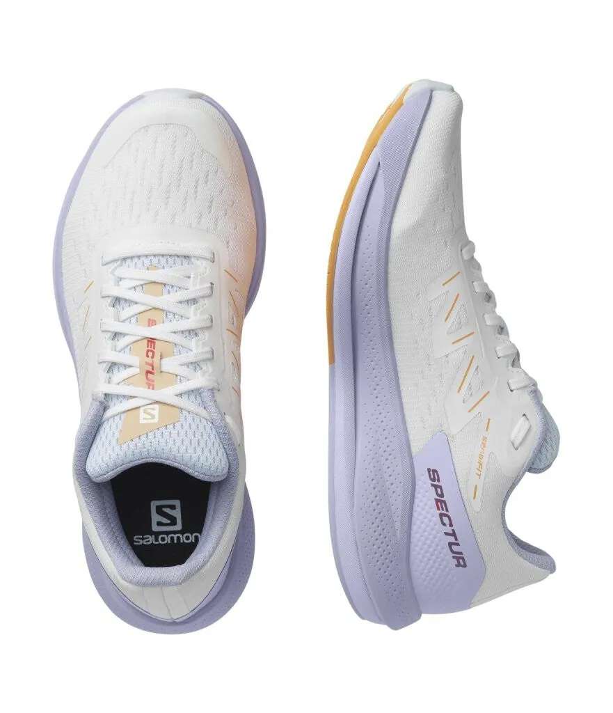 WOMEN'S SPECTUR ROAD RUNNING SHOE - WHITE/PURPLE HEATHER/BLIZZARD