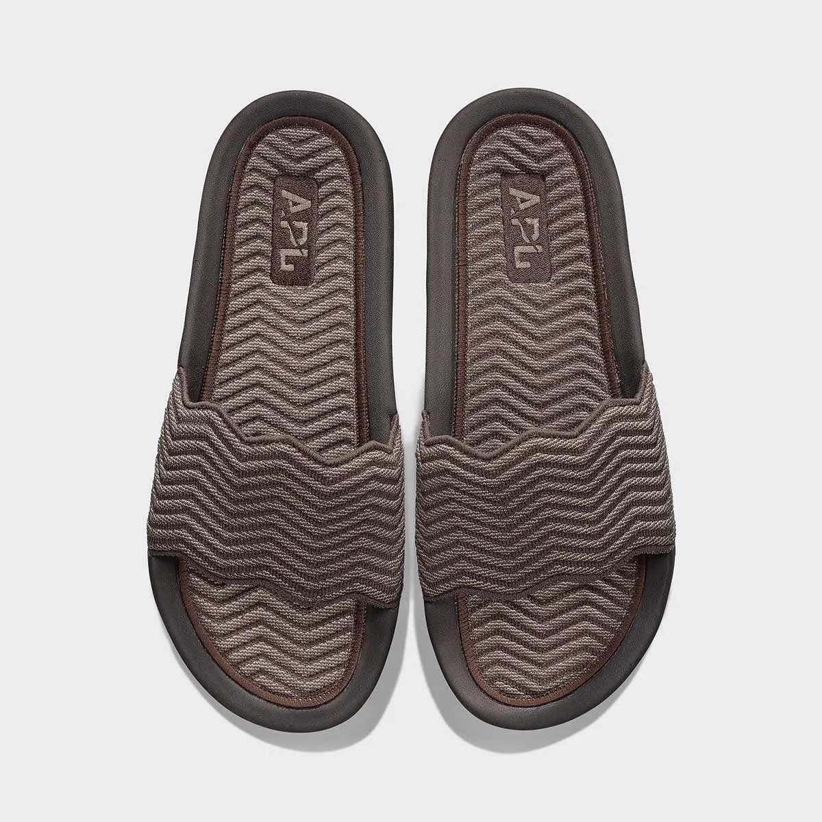 Women's TechLoom ZigZag Slide Chocolate / Almond