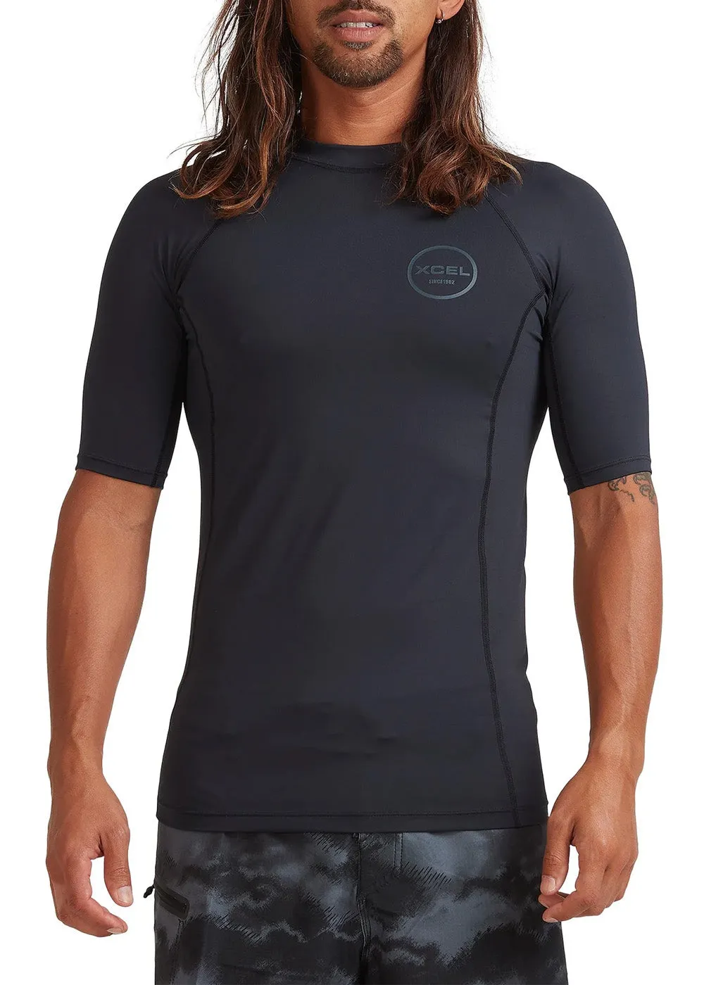 Xcel Mens Huntington Short Sleeve Rash Guard