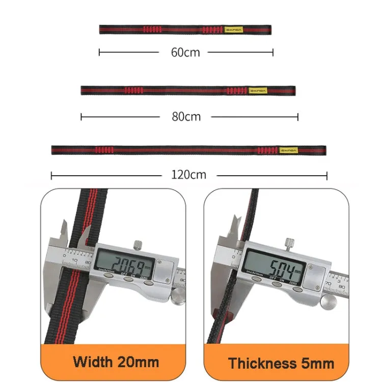 XINDA Climbing Utility Cord for Tree Work Rock Climbing Rappelling ,Size: 120cm