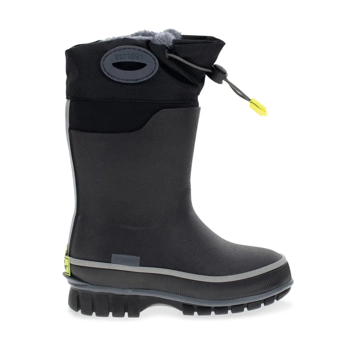 Youth Black Neoprene Snow Boots 24114107B