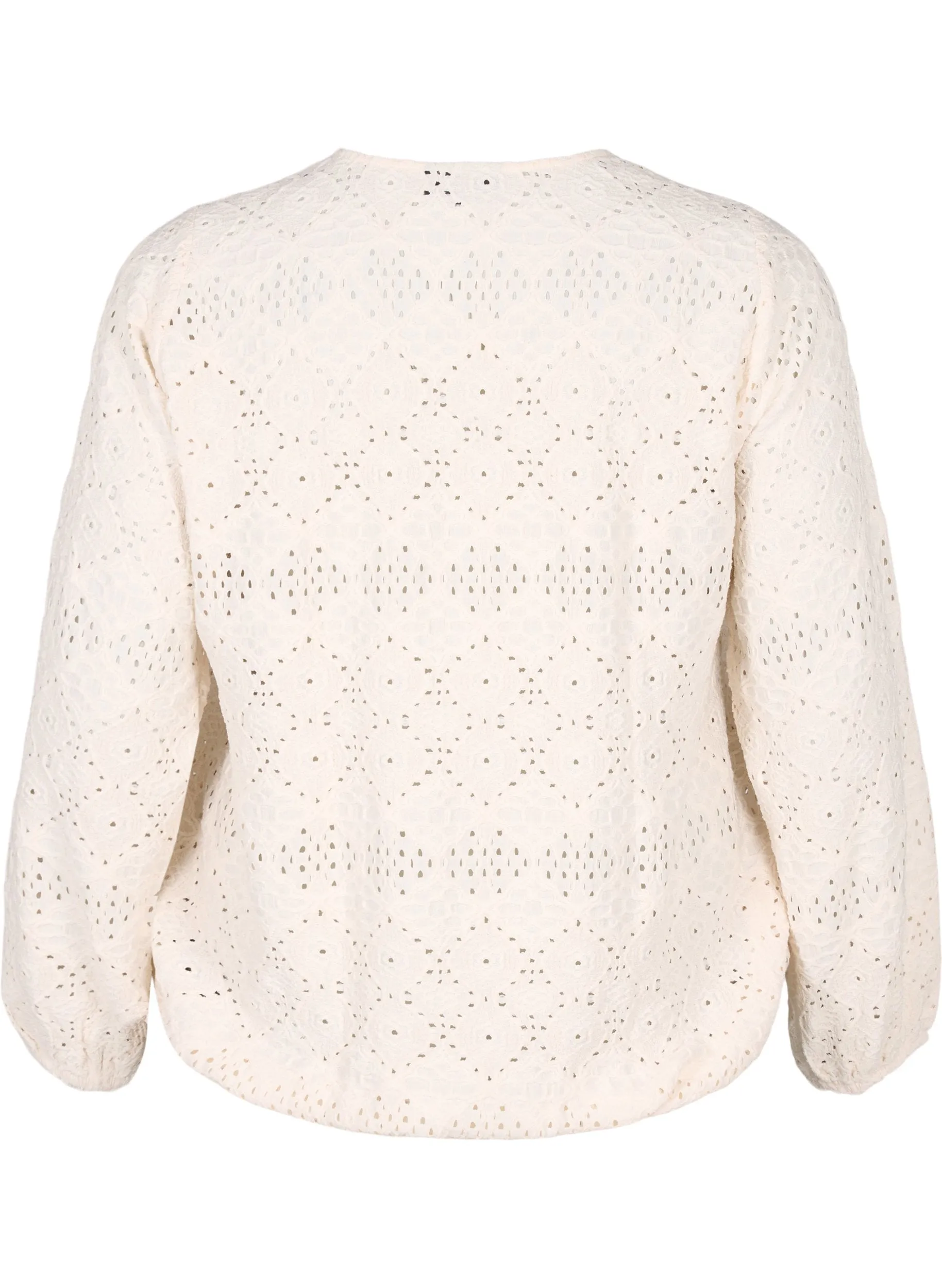 Zizzi Lisa Blouse in Cream